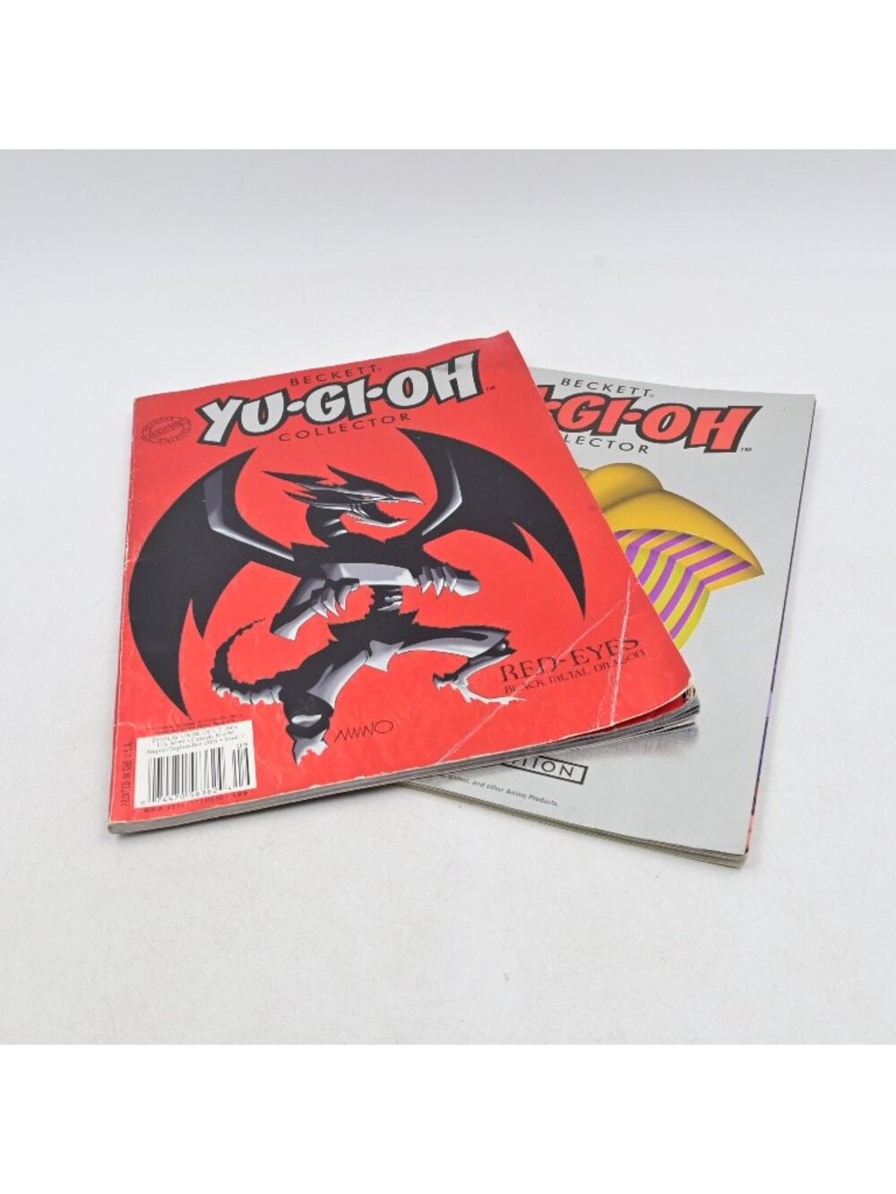 Beckett Yu-Gi-Oh Collector Magazine Lot of 2 Issues 5 & 7 Exodia Red-Eyes 2003